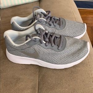 Nike youth gray sneakers size 5.5